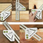 Multifunctional Woodworking protractor  carpenter tools Triangle Ruler Angle Ruler Revolutionary Carpentry Tool Measuring Tools - Image 2